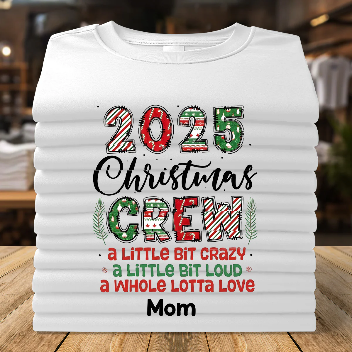2025 Christmas Crew Matching Shirts - Personalized 2D Unisex T-shirt - Image 3