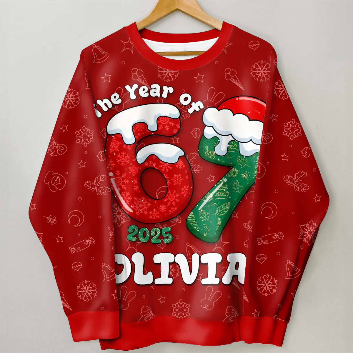 67 Six Seven Kids' Slang  - Personalized 3D Sweatshirt - Image 5