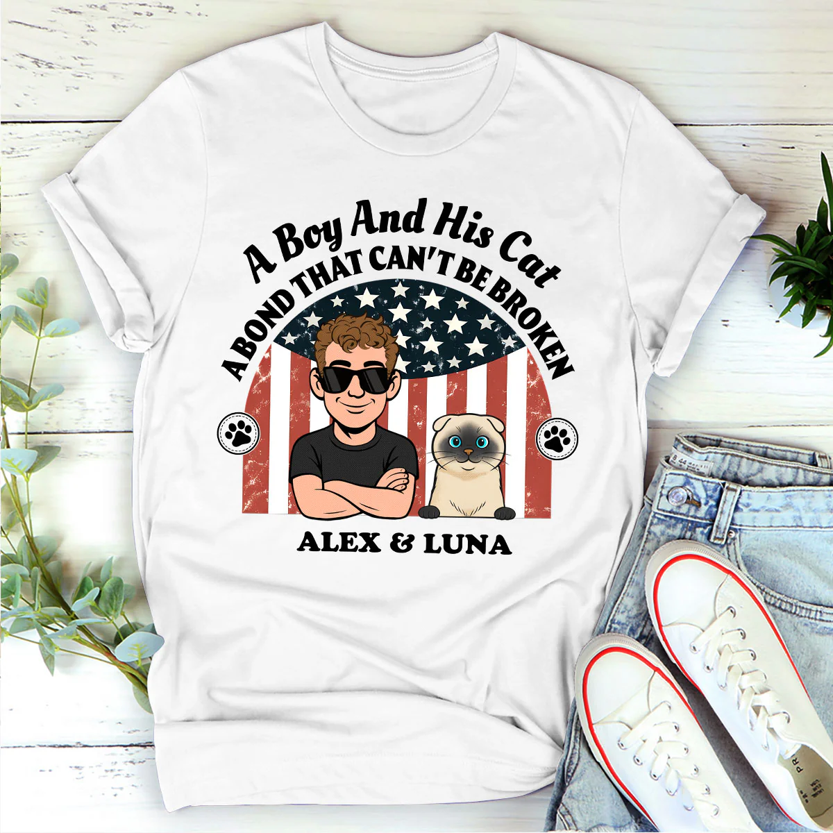 A Bond That Can't Be Broken - Personalized 2D Unisex T-shirt - Image 2
