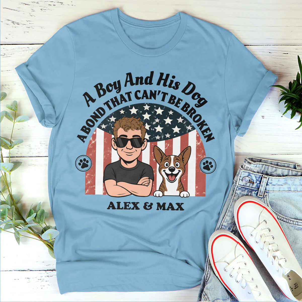 A Bond That Can't Be Broken - Personalized 2D Unisex T-shirt - Image 4