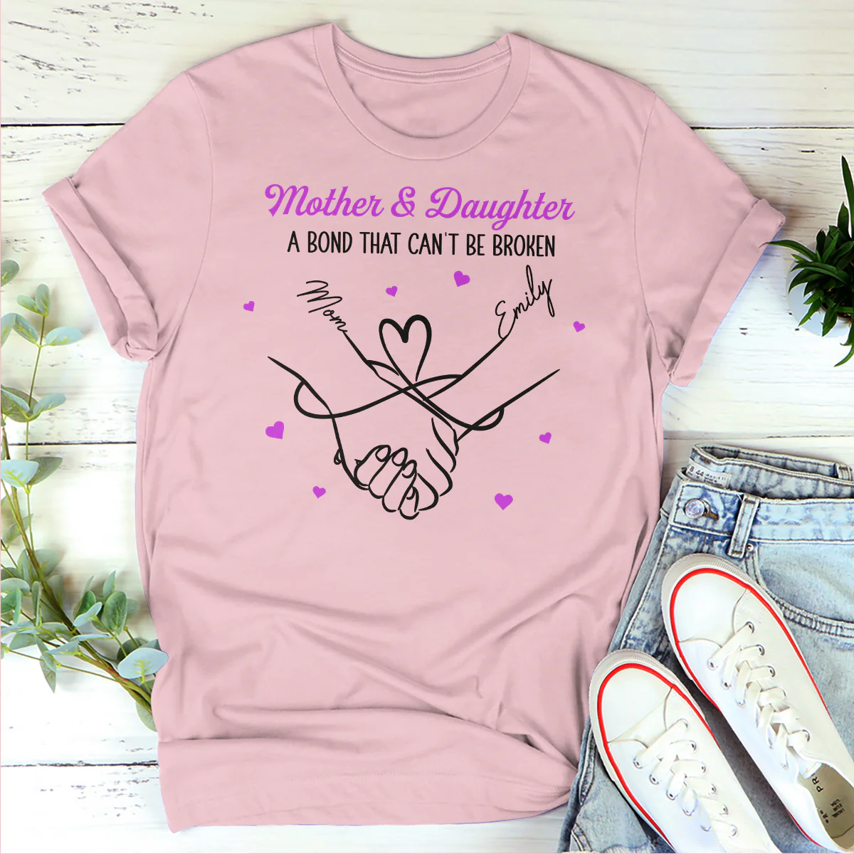 A Bond That Can't Be Broken - Personalized 2D Unisex T-shirt - Image 4
