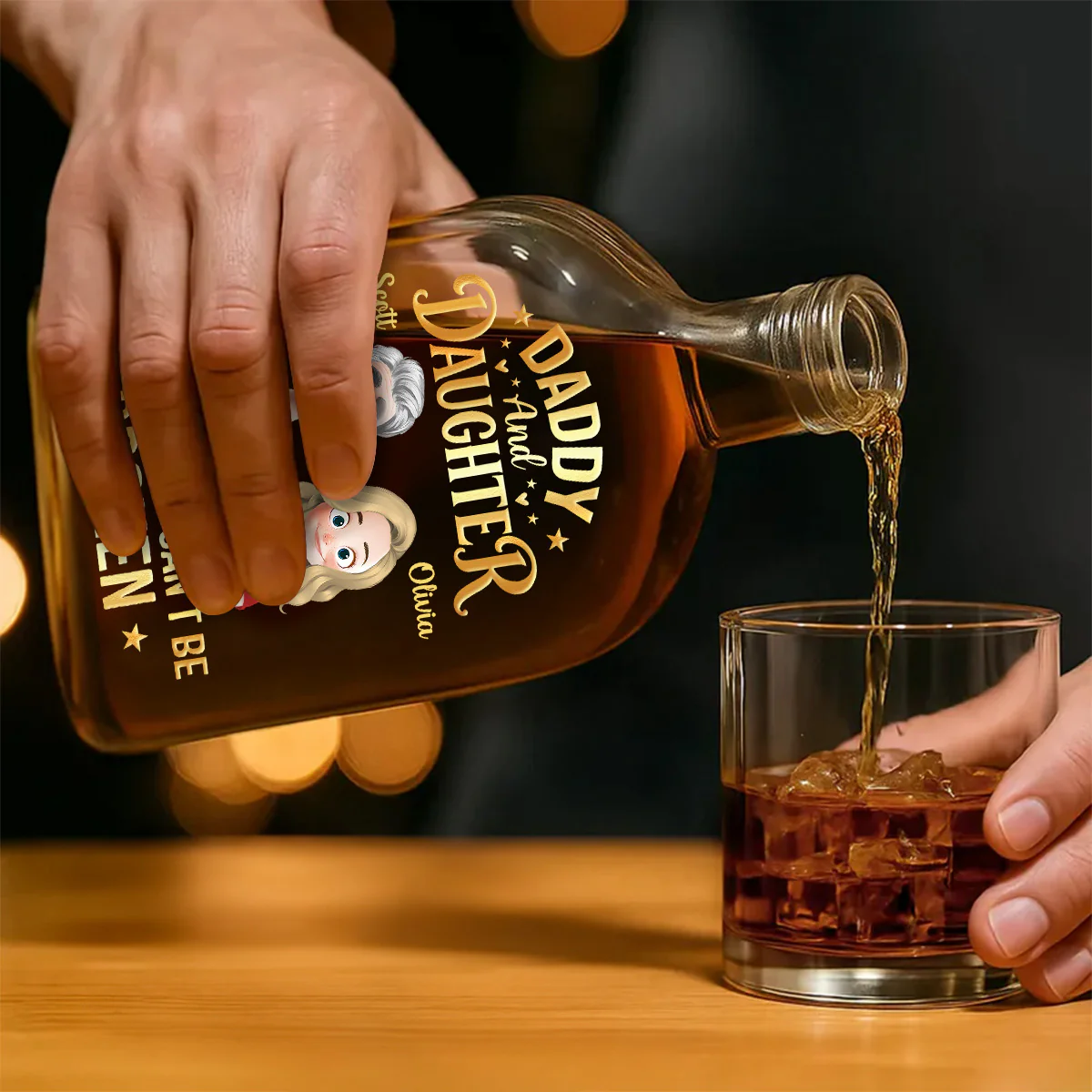 A Bond That Can’t Be Broken - Personalized Whiskey Bottle - Image 5