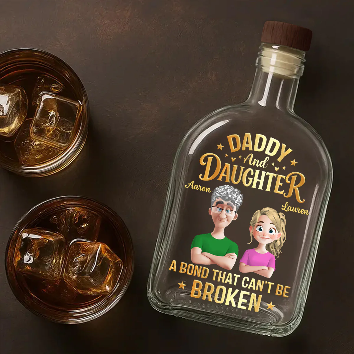 A Bond That Can’t Be Broken - Personalized Whiskey Bottle - Image 6