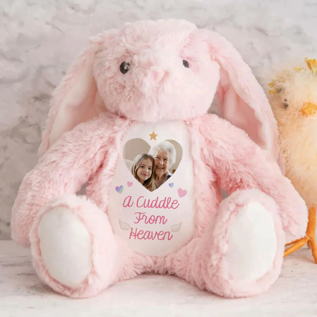 A Cuddle From Heaven - Personalized Stuffed Bunny - Image 6