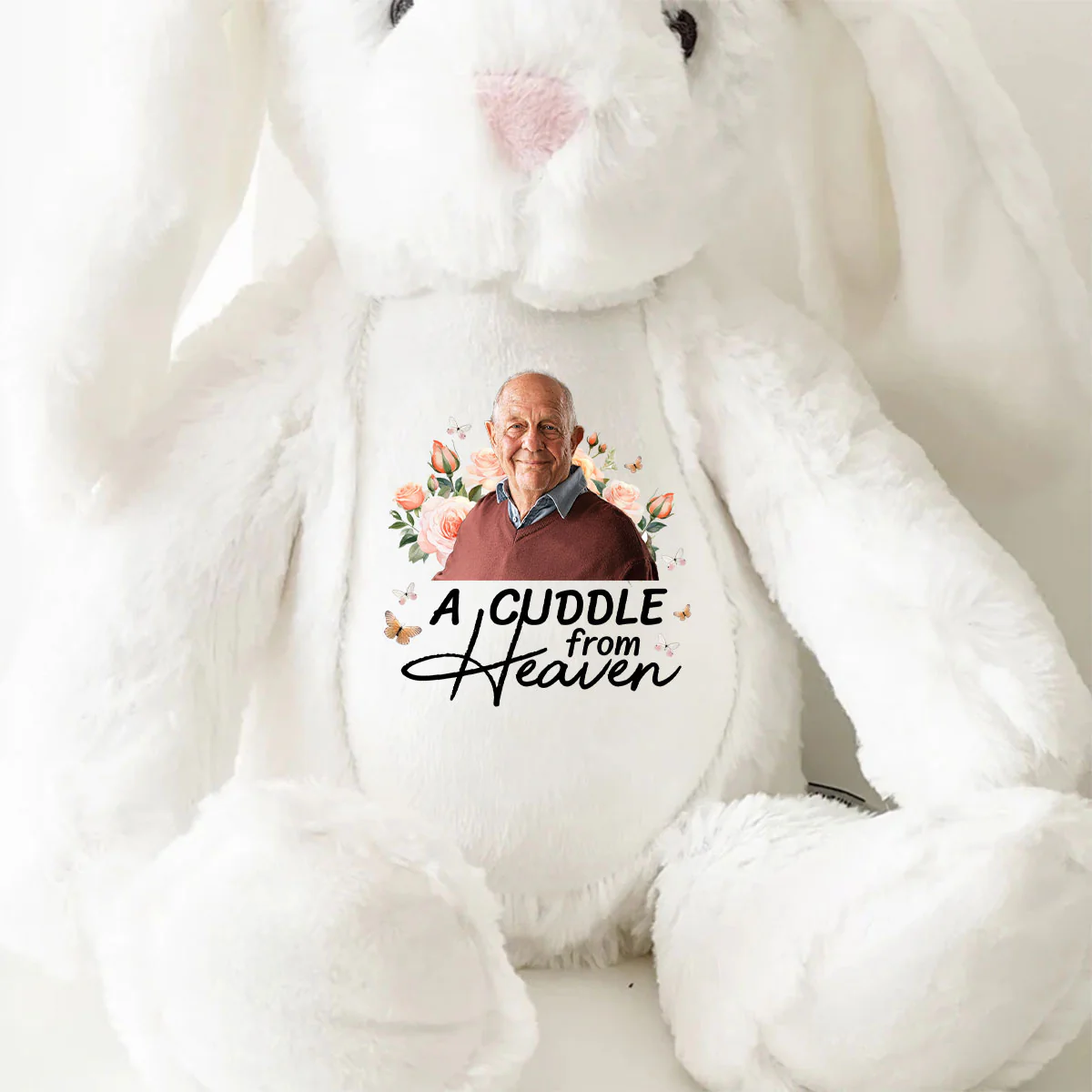 A Cuddle From Heaven - Personalized Stuffed Bunny - Image 8