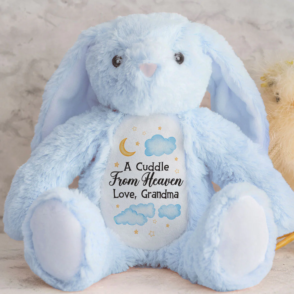 A Cuddle From Heaven When You Need It Most - Personalized Stuffed Bunny - Image 7