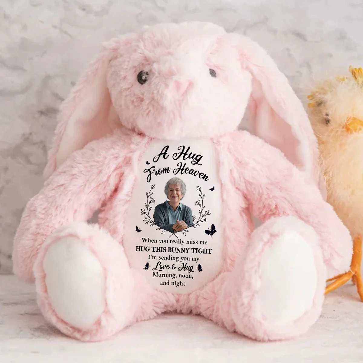 A Hug From Heaven - Personalized Stuffed Bunny - Image 7