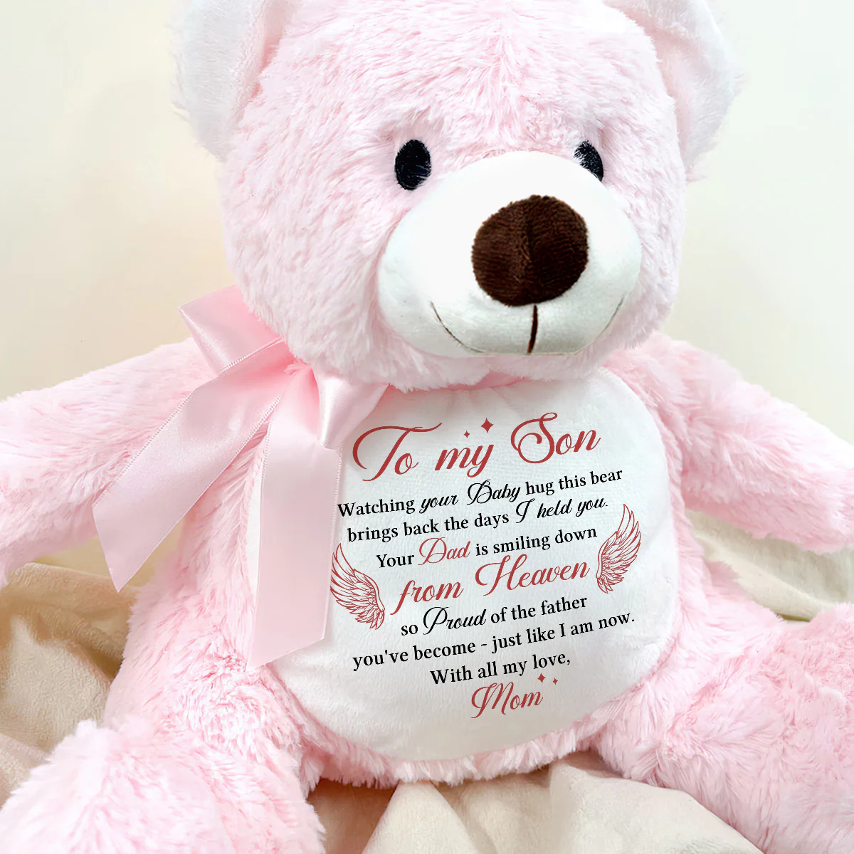 A Hug From Heaven - Personalized Teddy Bear - Image 2