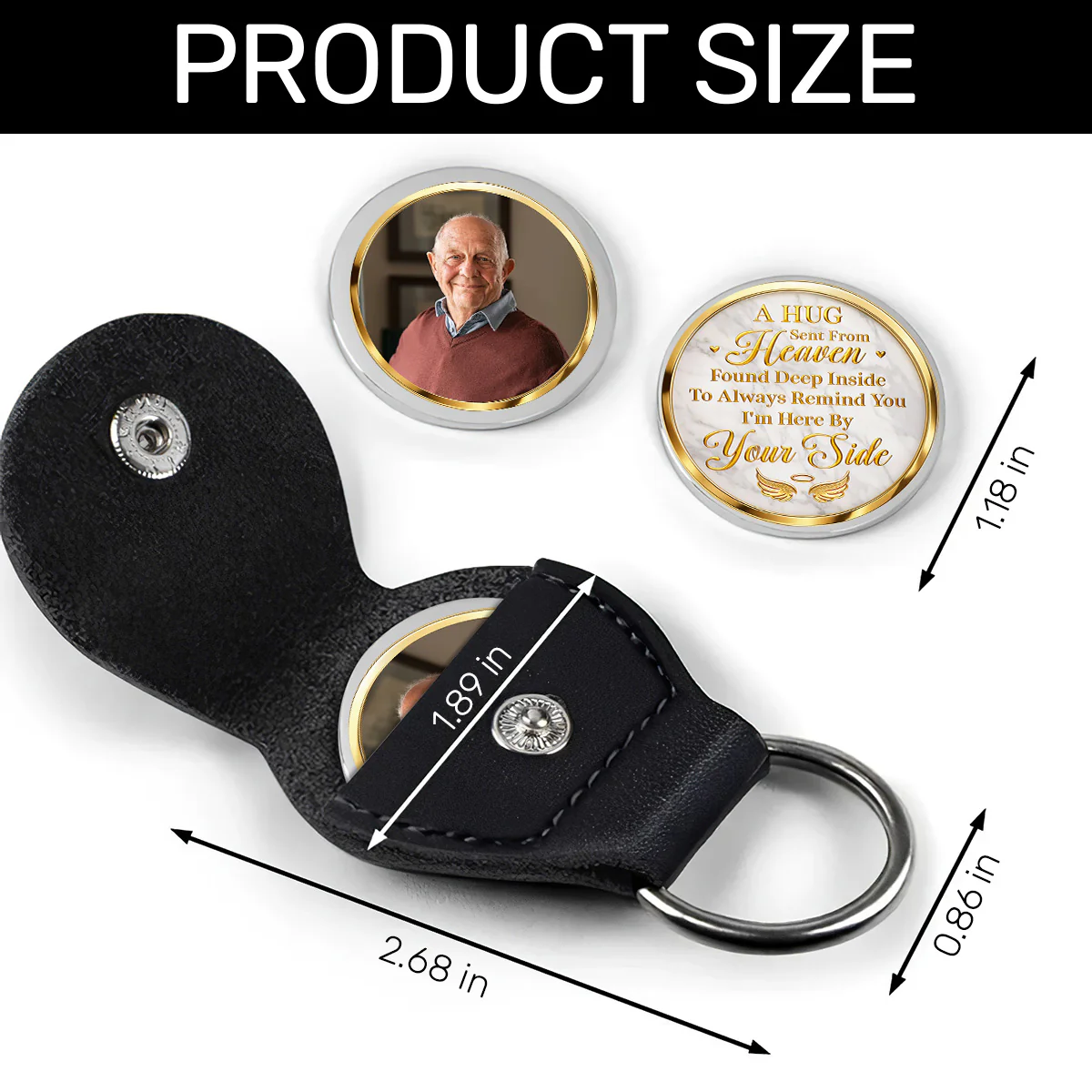 A Little Hug Found Deep Inside - Personalized Pocket Hug - Image 5