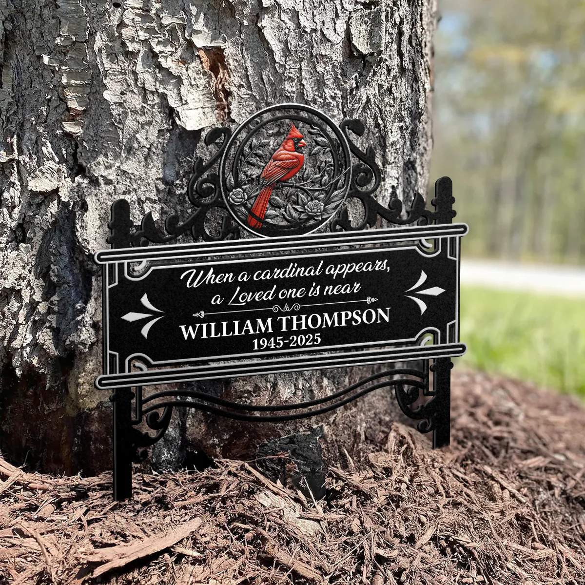 A Loved One Is Near - Personalized Metal Garden Stake - Image 5