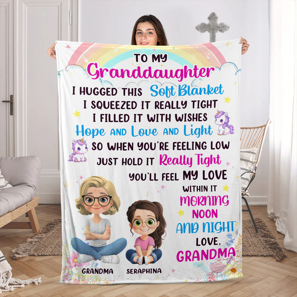 A Piece Of My Heart - Personalized Fleece Blanket