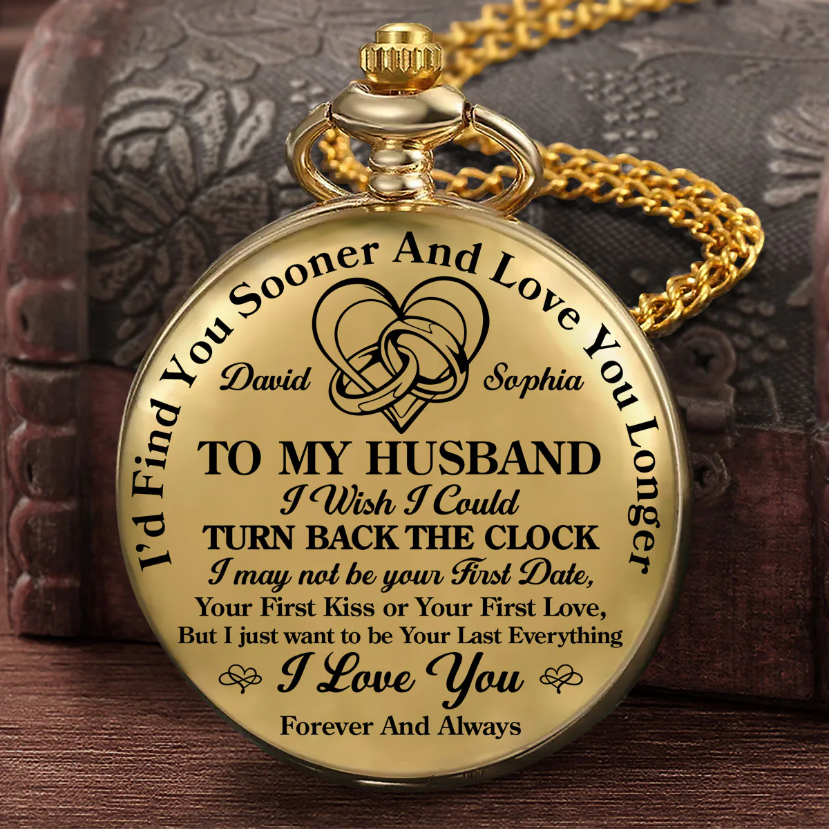 A Promise Of Always - Personalized Pocket Watch