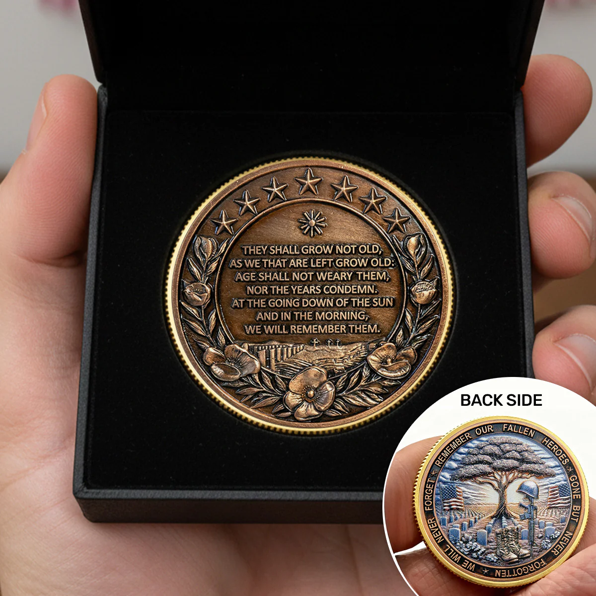 A Salute To Veterans, A Remembrance Of Heroes -  Commemorative Coin - Image 2