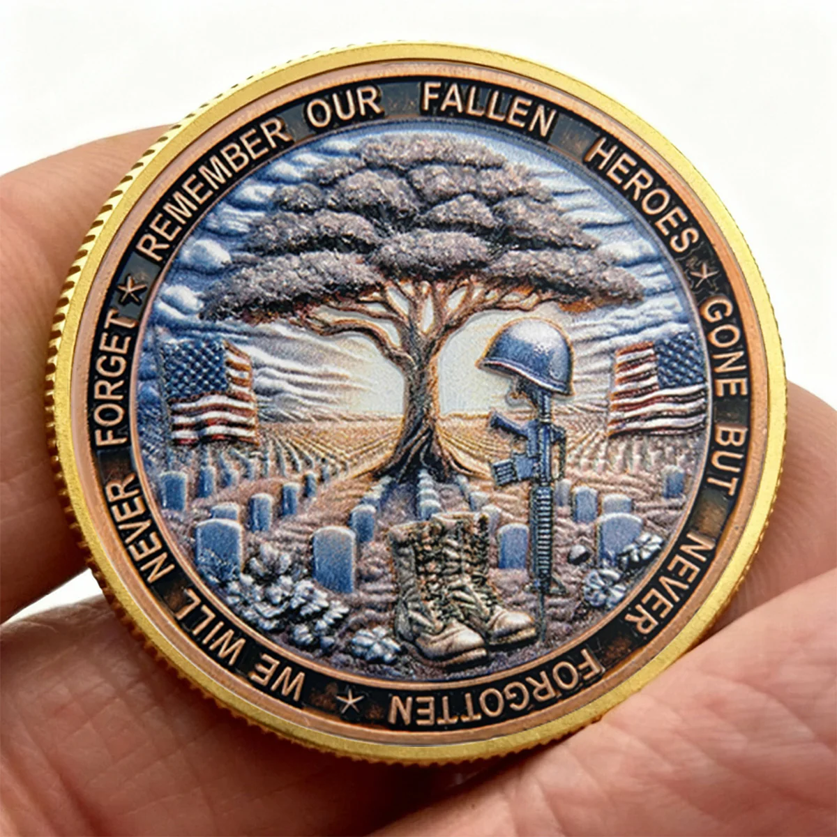 A Salute To Veterans, A Remembrance Of Heroes -  Commemorative Coin - Image 5
