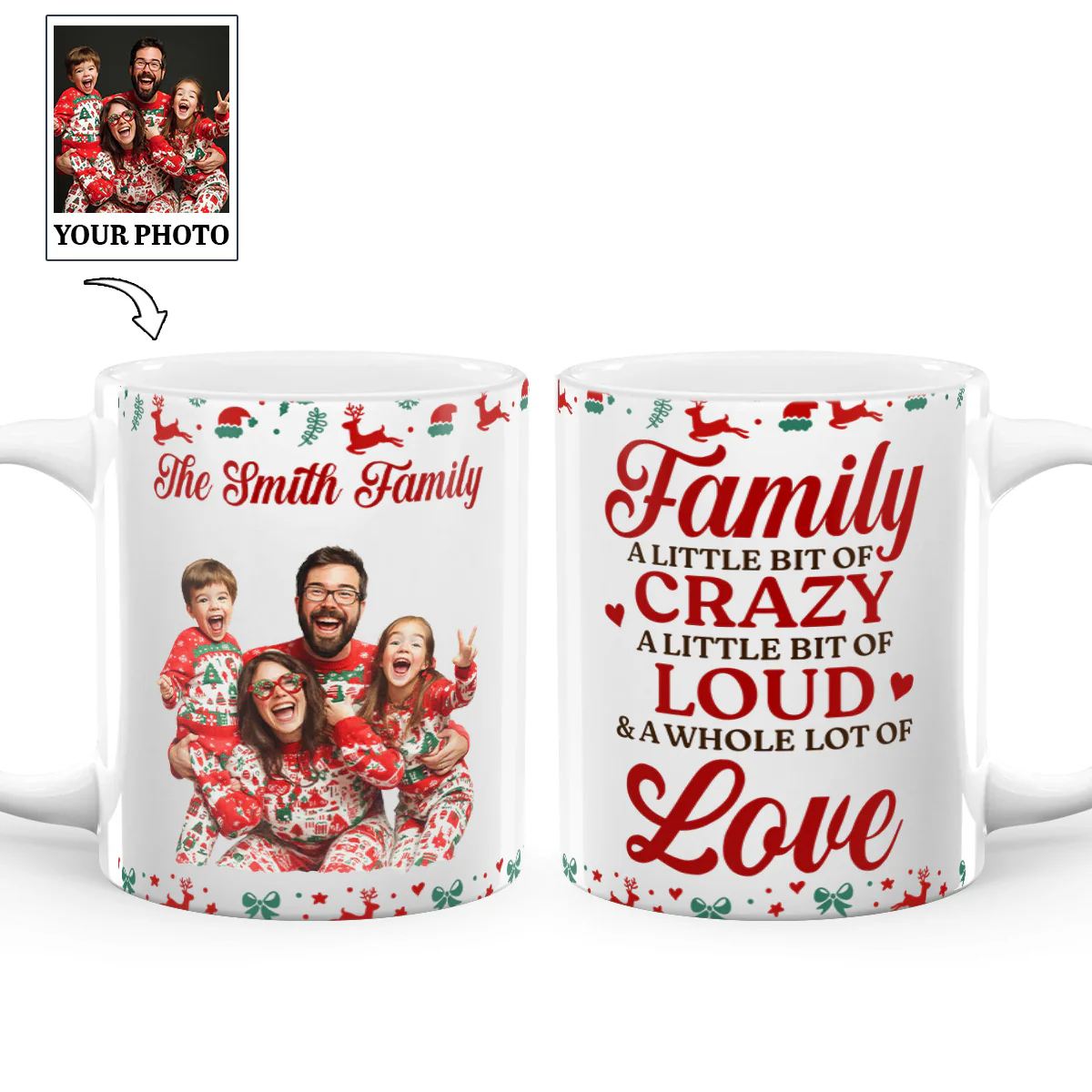 A Whole Lot Of Love - Personalized Ceramic Coffee Mug
