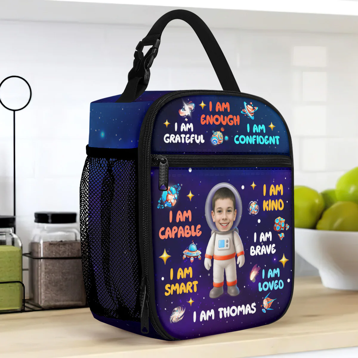 Adorable Kid Affirmations - Personalized Lunch Bag - Image 2