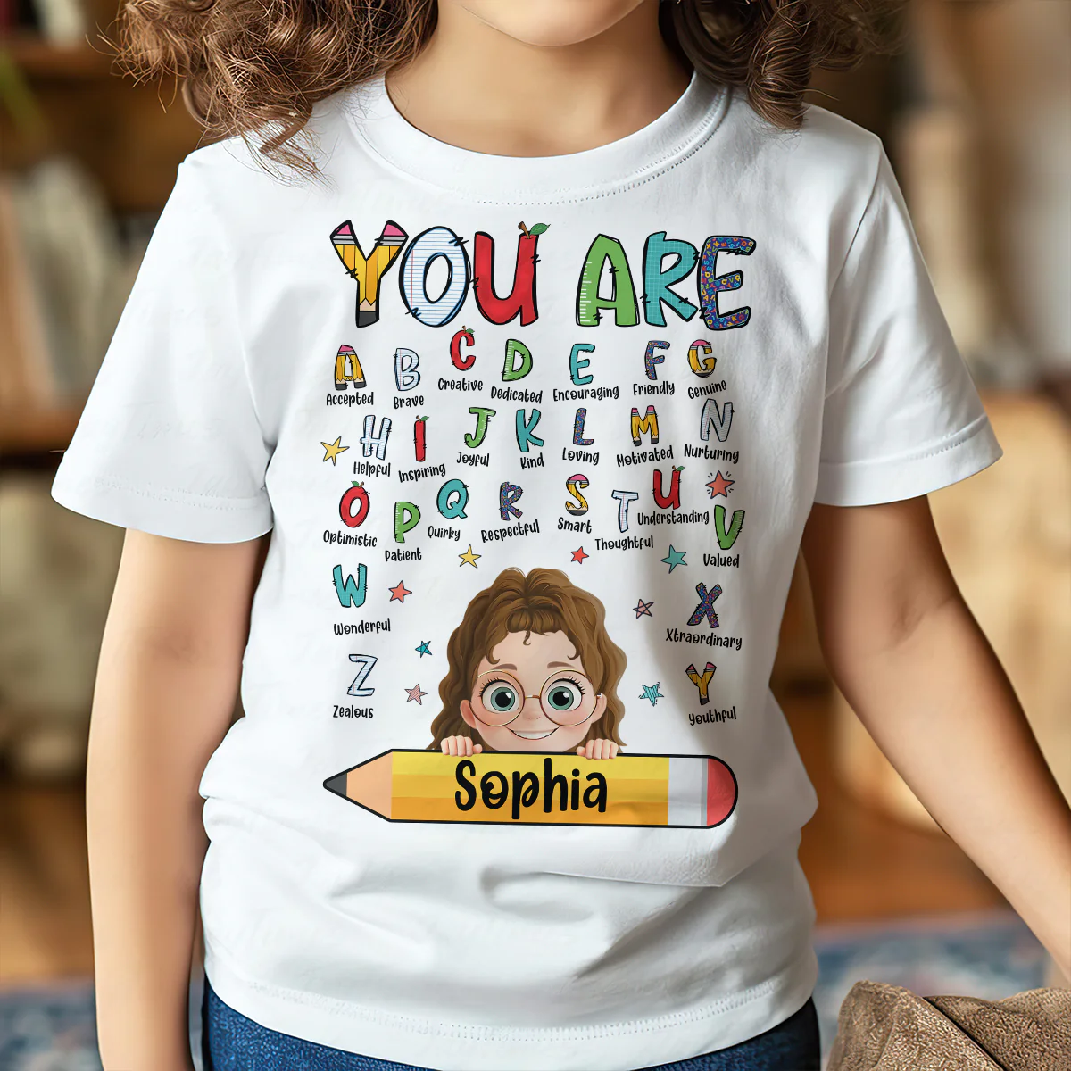 Affirmation For Kids - Personalized Kid T-Shirt - Image 4