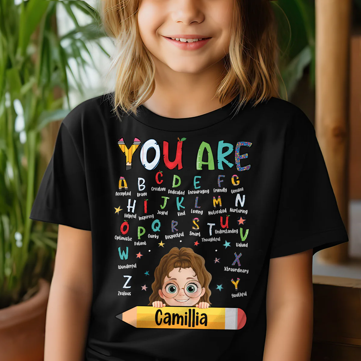 Affirmation For Kids - Personalized Kid T-Shirt - Image 5