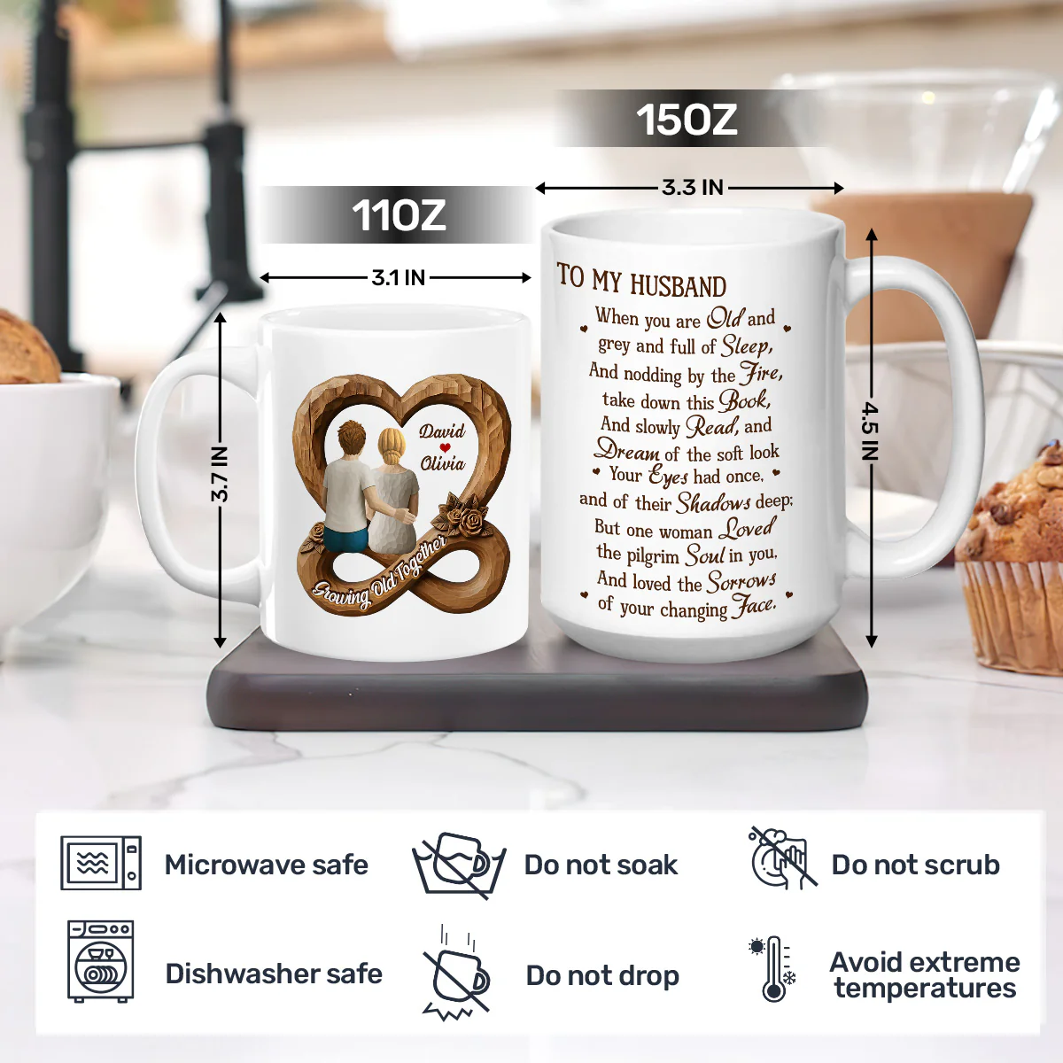 Aging Together - Personalized Ceramic Coffee Mug - Image 6