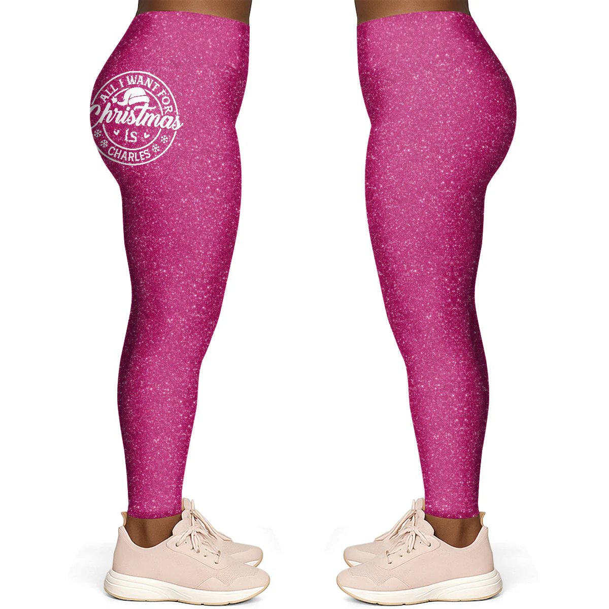 All I Want For Christmas Is You - Personalized Leggings - Image 6