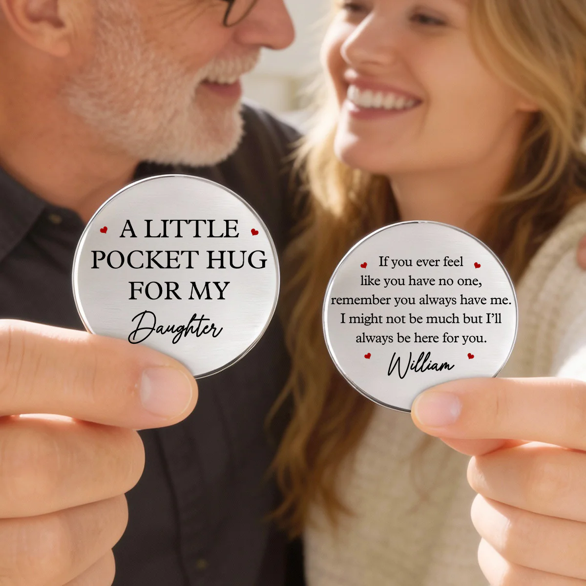 Always Be Here For You - Personalized Pocket Hug - Image 2