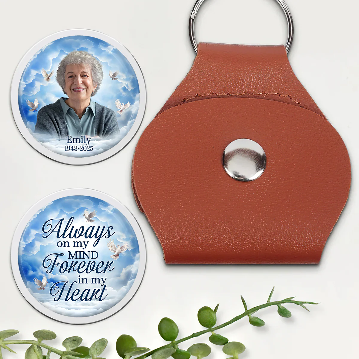 Always On My Mind Forever in My Heart - Personalized Pocket Hug