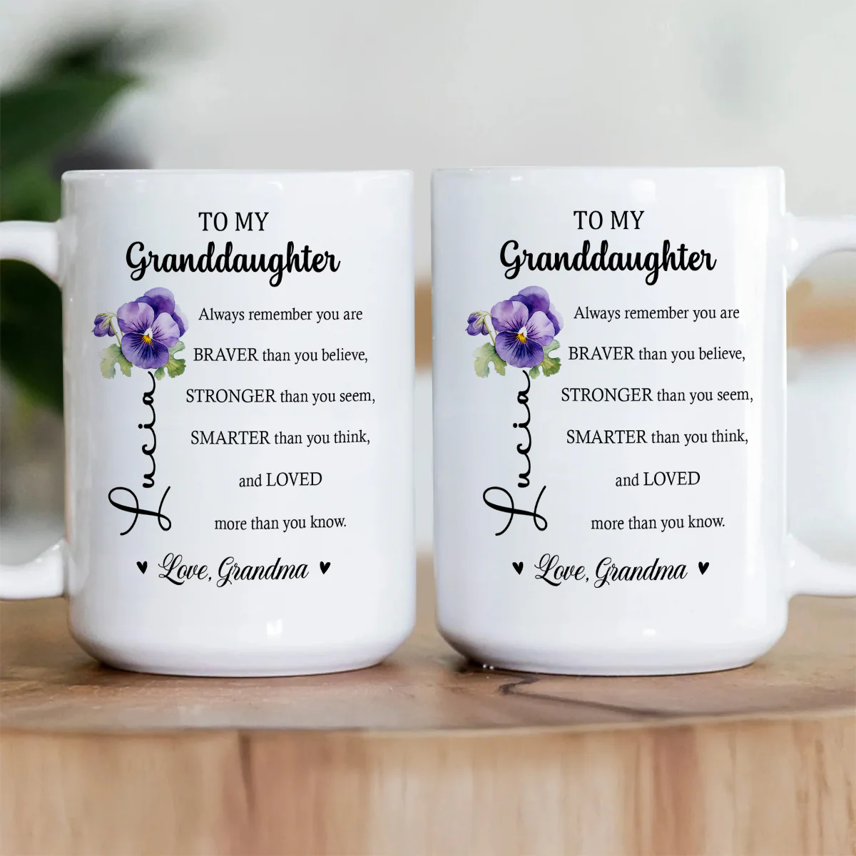 Always Remember You Are Braver - Personalized Ceramic Coffee Mug - Image 3