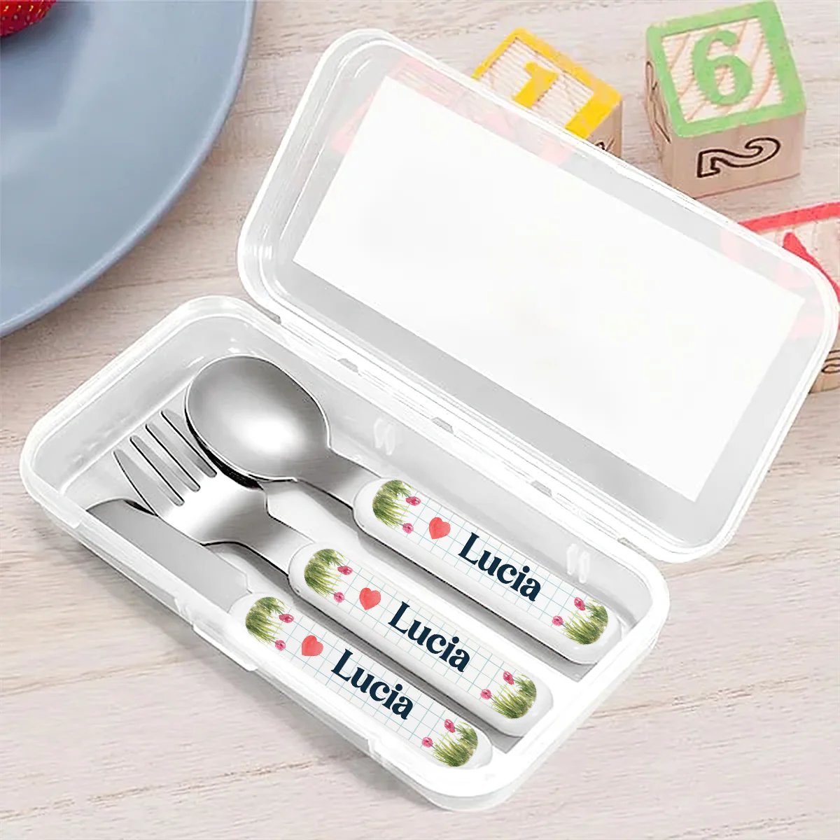 Always Remember You Are Loved - Personalized Cutlery Set - Image 3