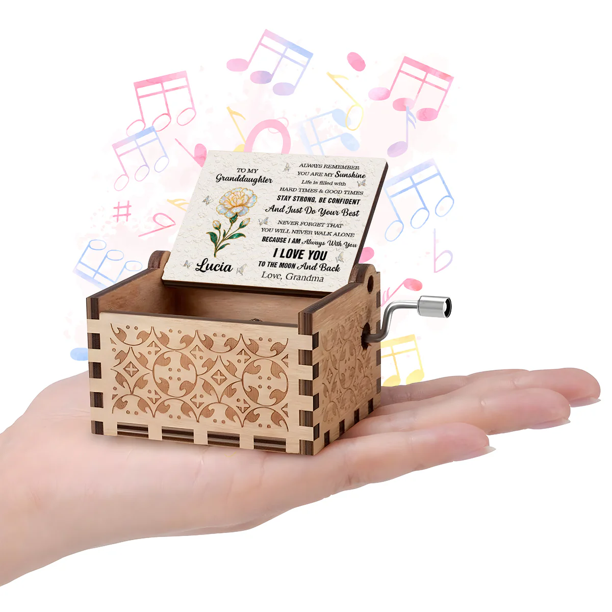Always Remember You're My Sunshine - Personalized Music Box - Image 6