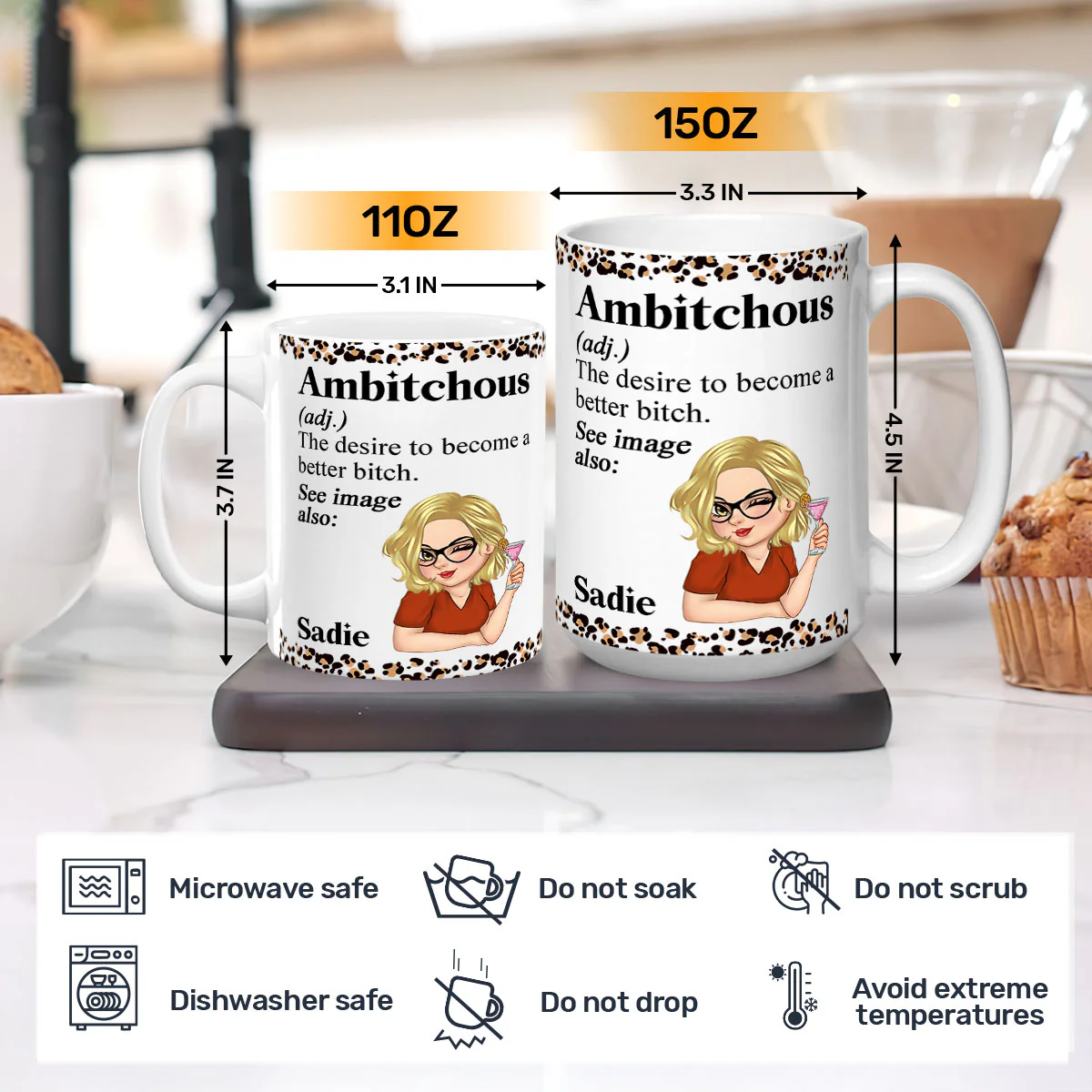 Ambitchous - Personalized Mug - Image 3