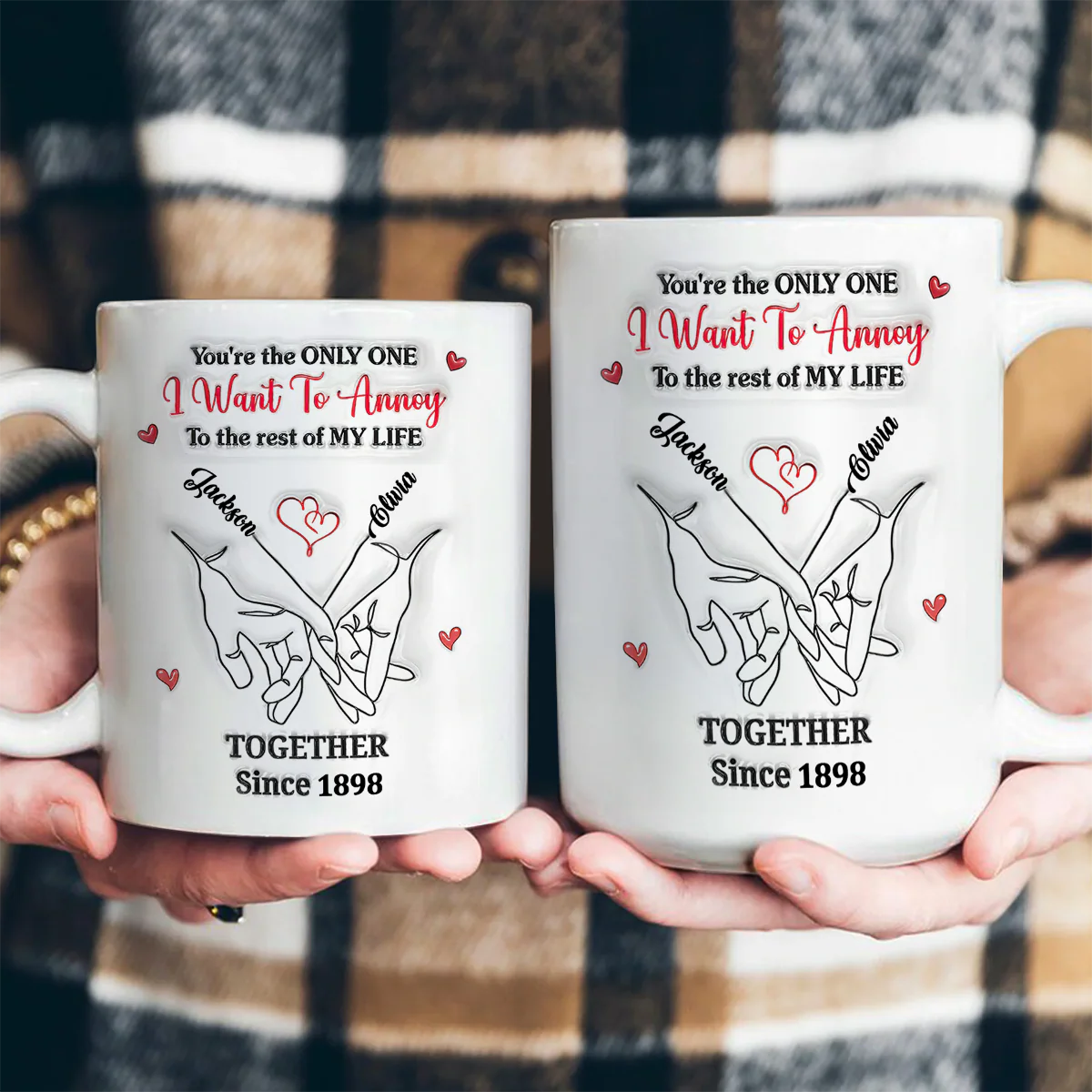 Annoy You Gift For Husband And Wife - Personalized Ceramic Coffee Mug - Image 4
