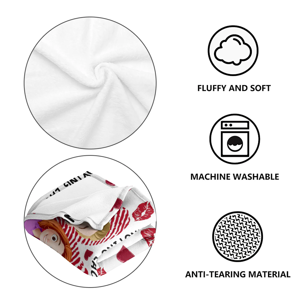 Annoying Each Other And Still Going Strong - Personalized Fleece Blanket - Image 4