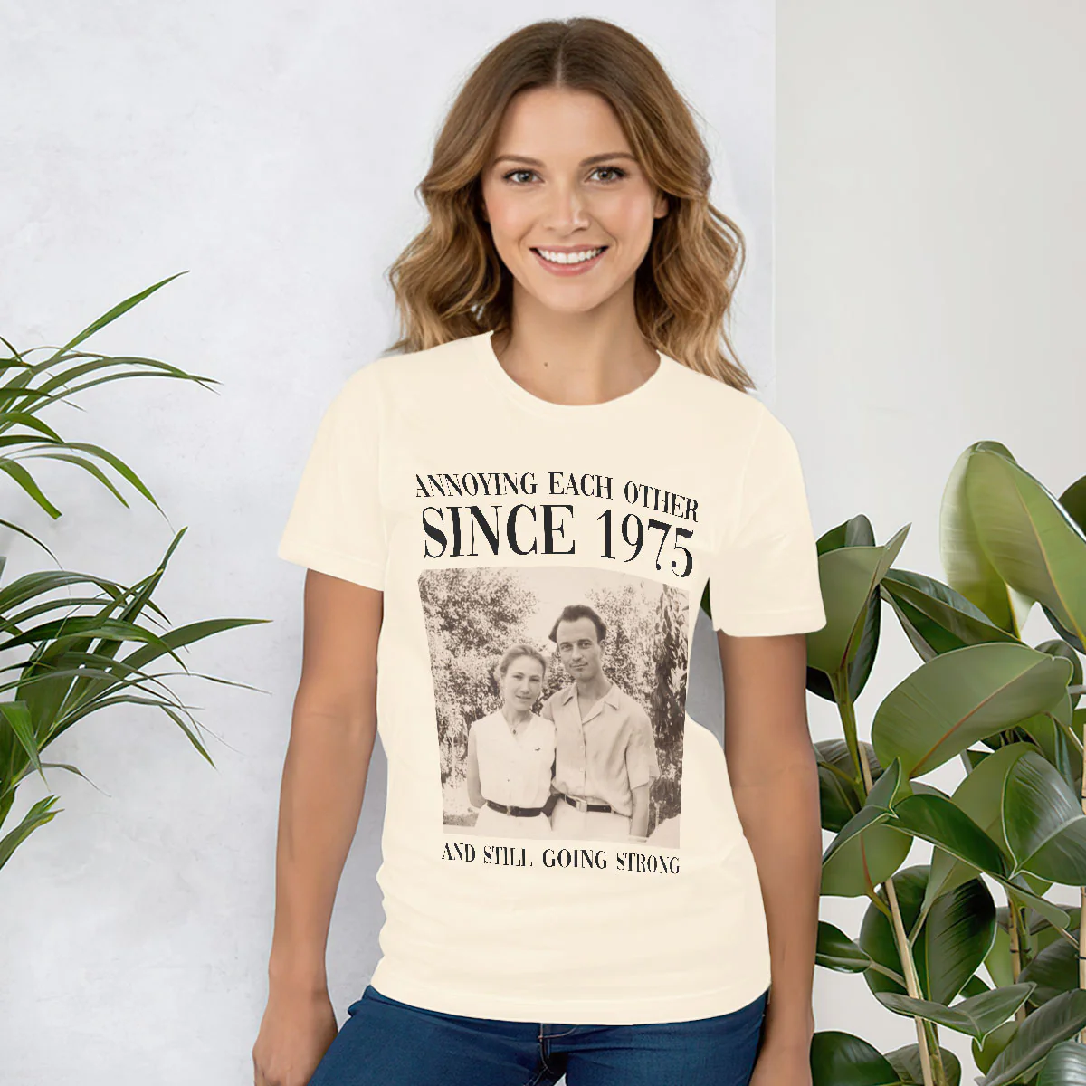 Annoying Each Other ... And Still Going Strong Vintage - Personalized All-Over-Print T-Shirt - Image 5
