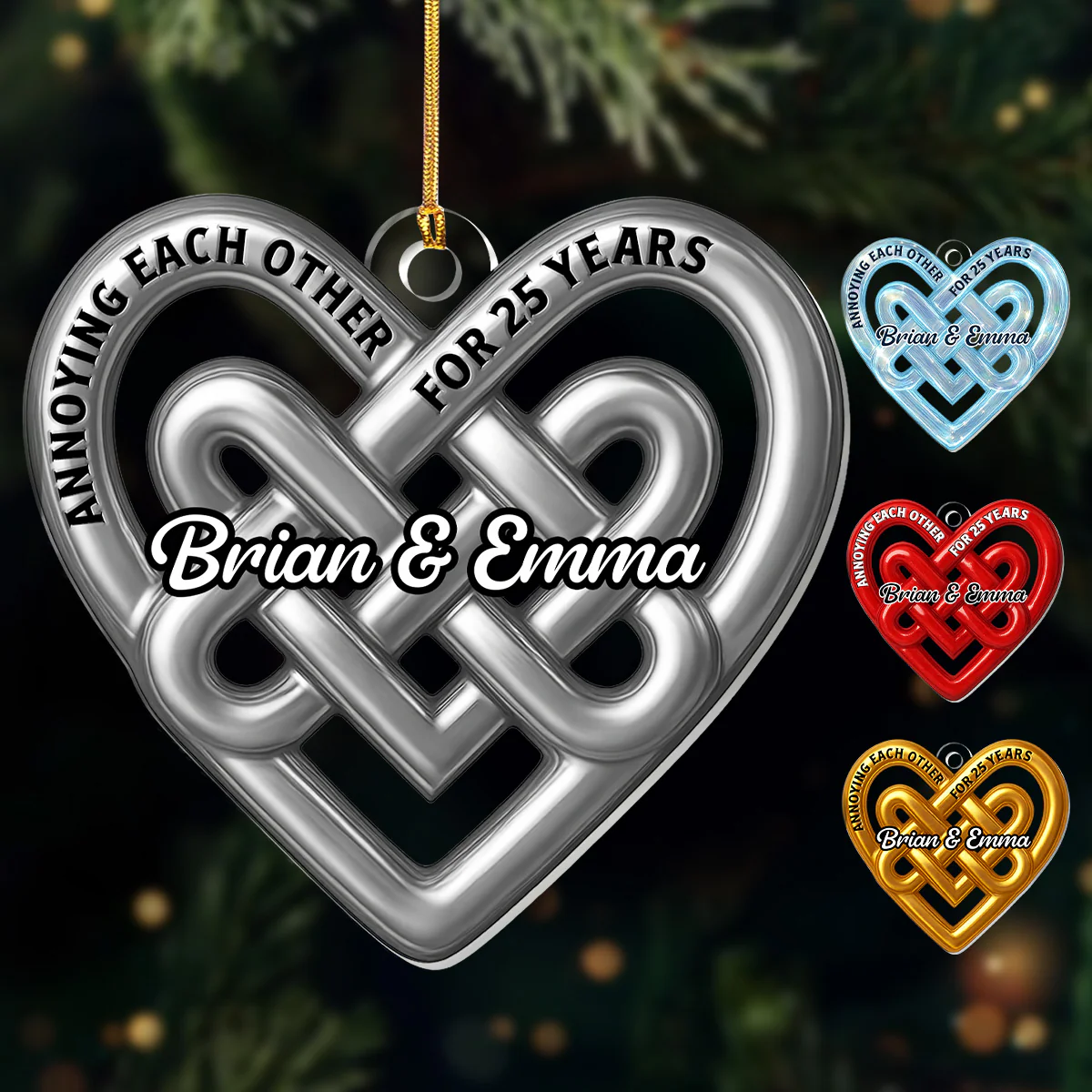 Annoying Each Other For Years - Personalized 1-Layer Acrylic Ornament