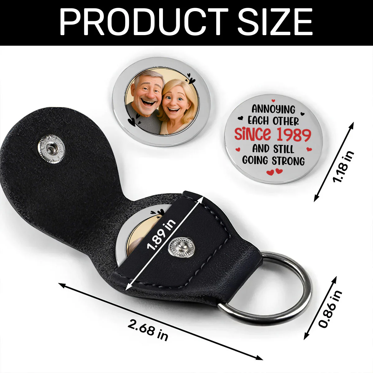 Annoying Each Other Gift For Husband and Wife - Personalized Pocket Hug - Image 5