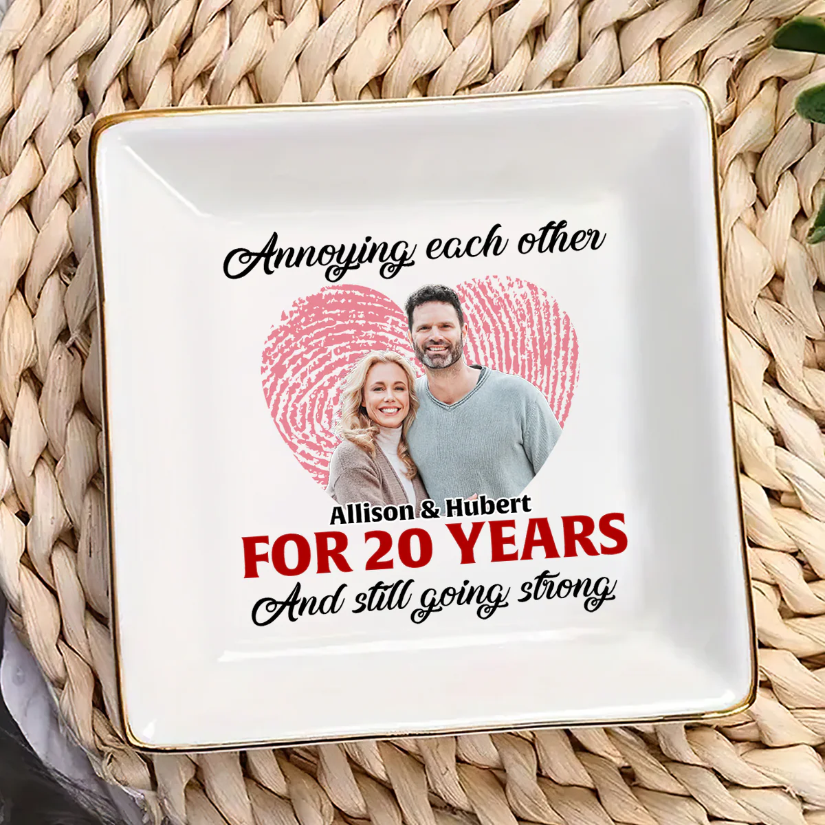 Annoying Each Other - Personalized Jewelry Dish - Image 3