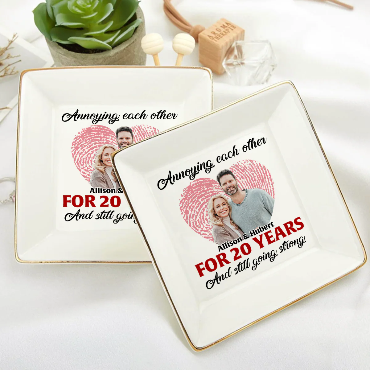 Annoying Each Other - Personalized Jewelry Dish - Image 6