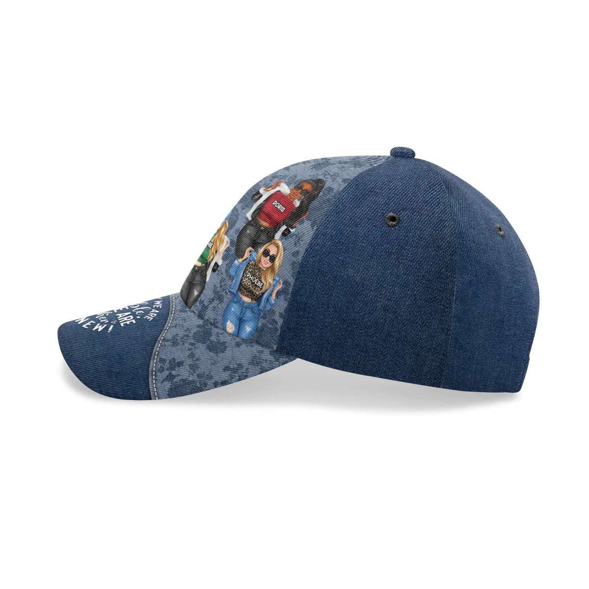 Apparently We're Trouble - Personalized Classic Cap - Image 3