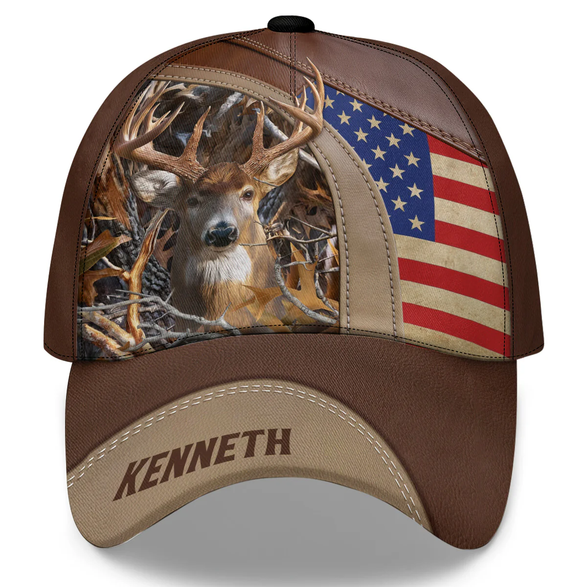 Awesome Deer Hunting - Personalized Classic Cap - Image 3