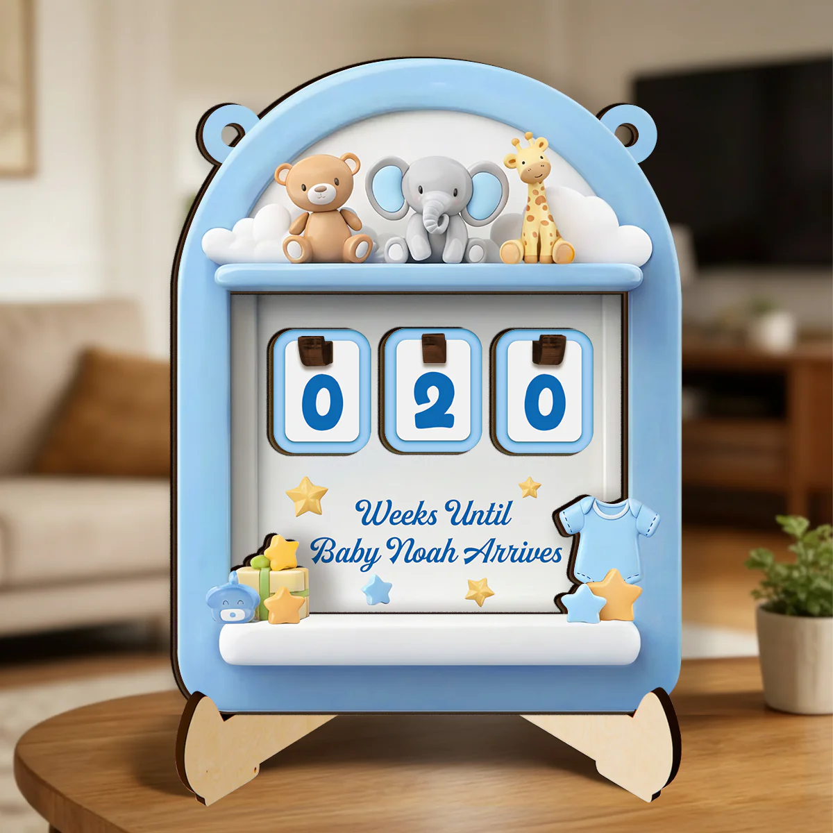 Baby Countdown - Personalized Tracker Sign - Image 3