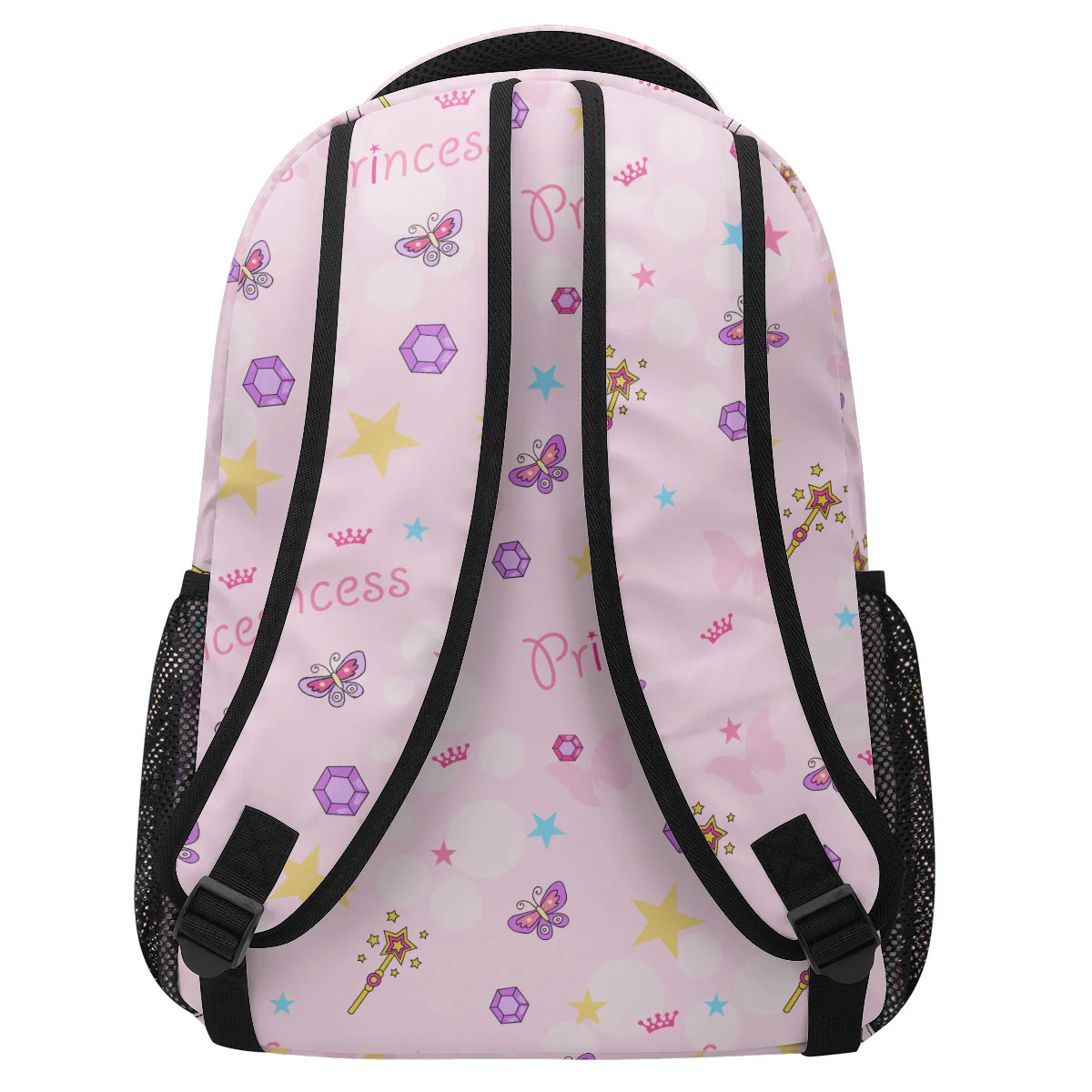 Baby Girl Princess Affirmations - Personalized Backpack - Image 2