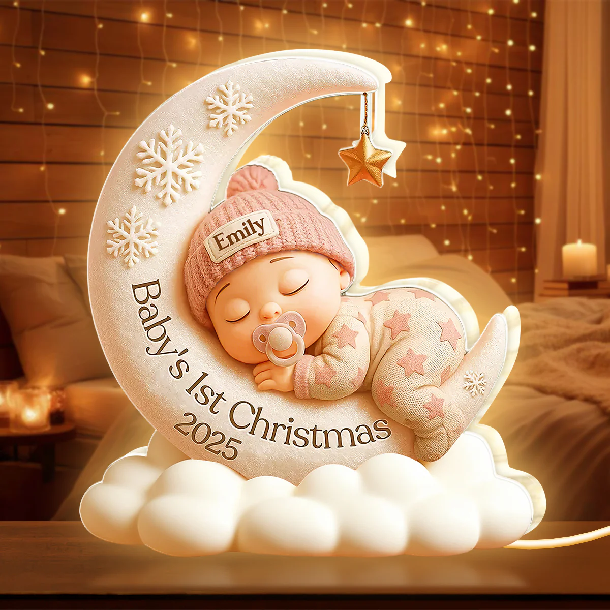 Baby’s 1st Christmas 2025 - Personalized Light Box - Image 5