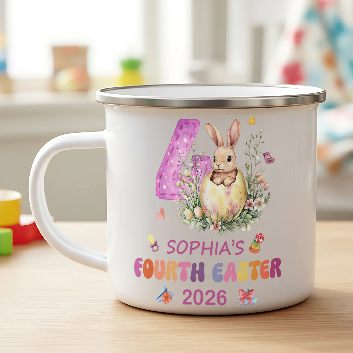 Baby's First Easter - Personalized Enamel Mug