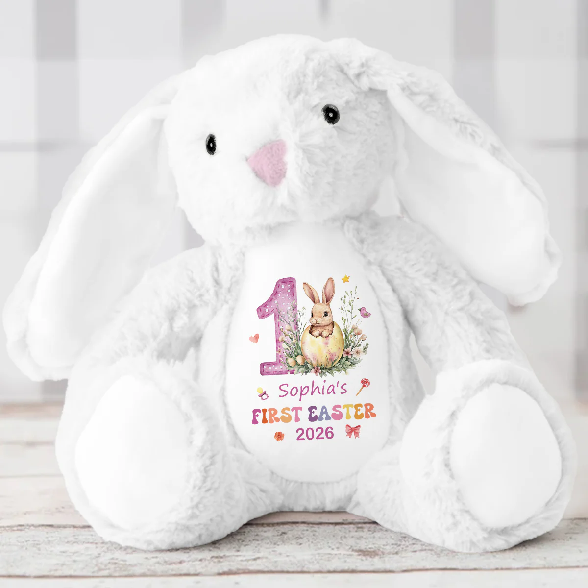 Baby's First Easter - Personalized Stuffed Bunny - Image 5