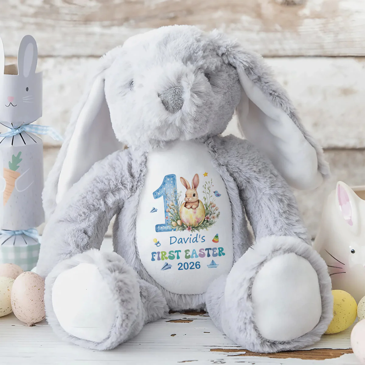 Baby's First Easter - Personalized Stuffed Bunny - Image 8