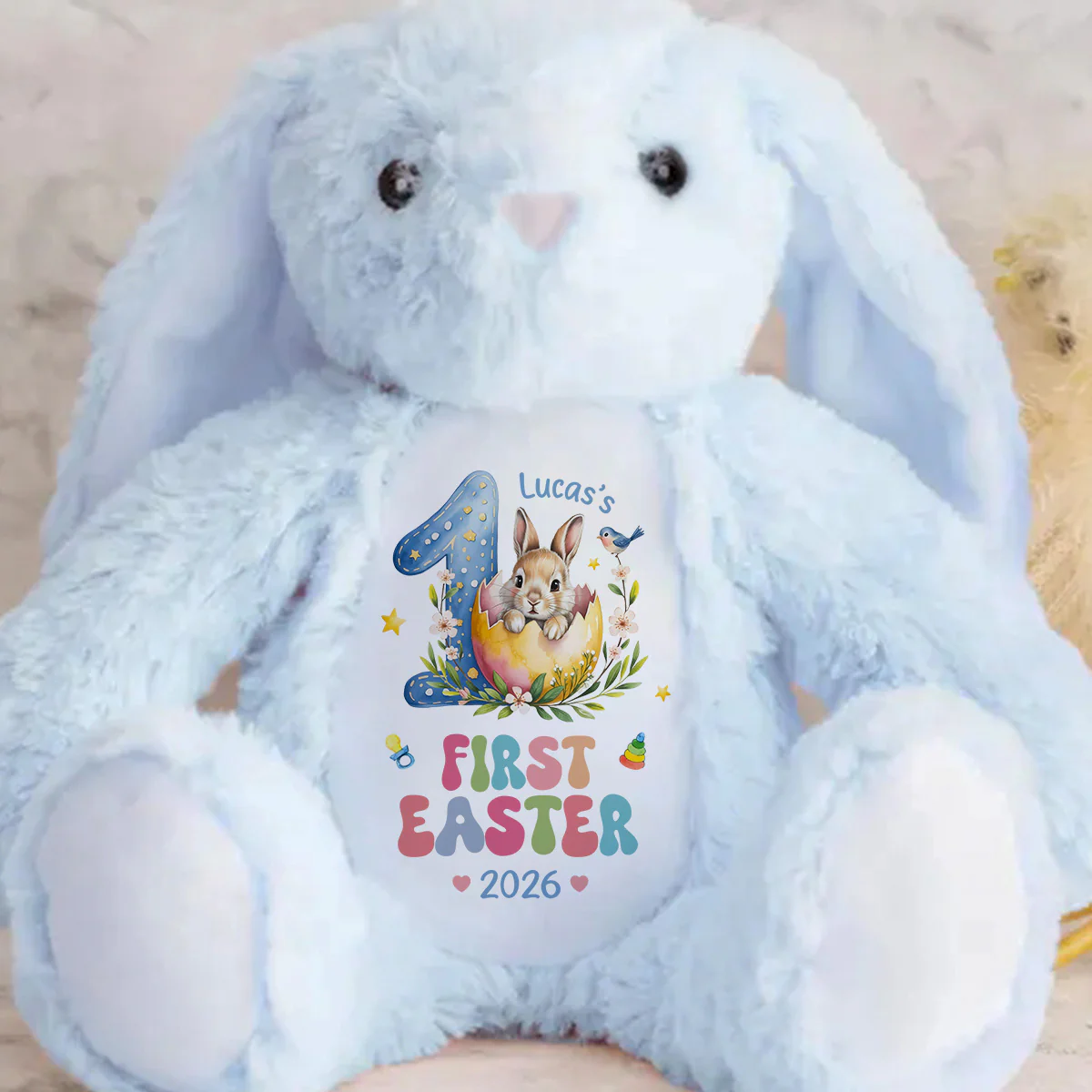 Baby's First Easter - Personalized Stuffed Bunny - Image 4