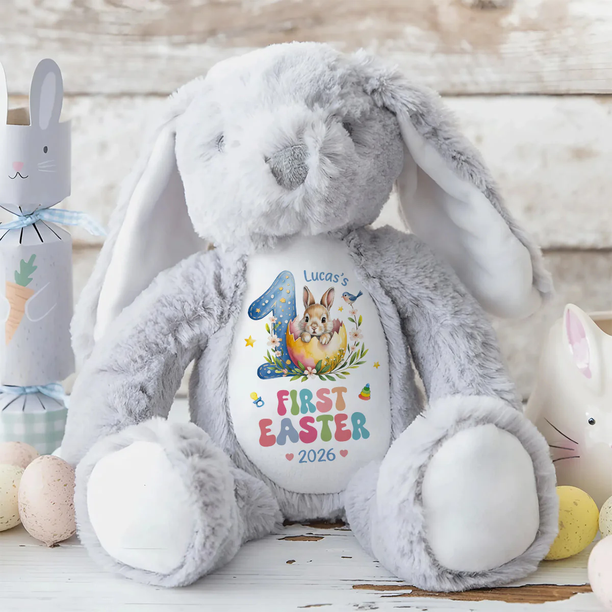 Baby's First Easter - Personalized Stuffed Bunny - Image 8