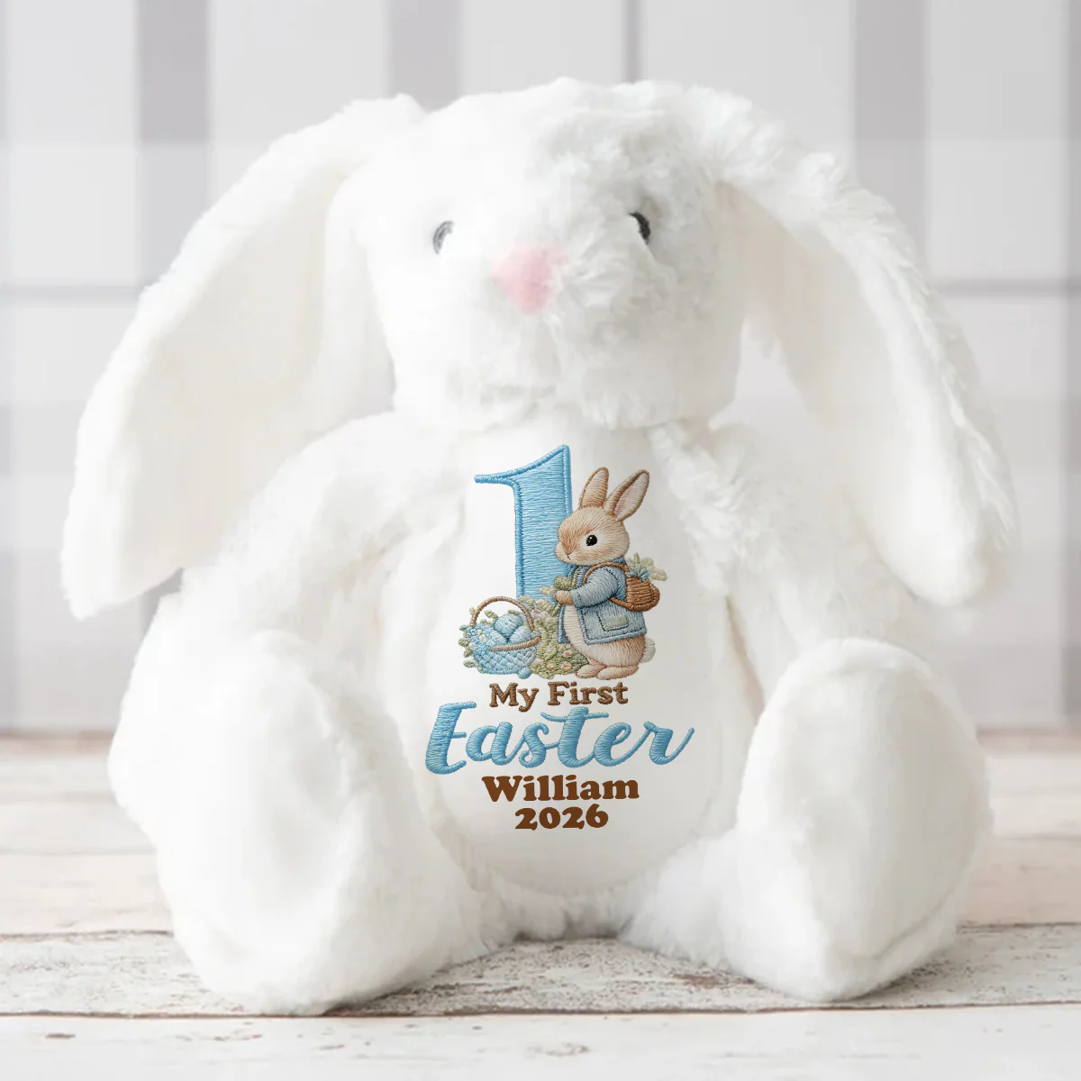 Baby's First Easter - Personalized Stuffed Bunny - Image 4