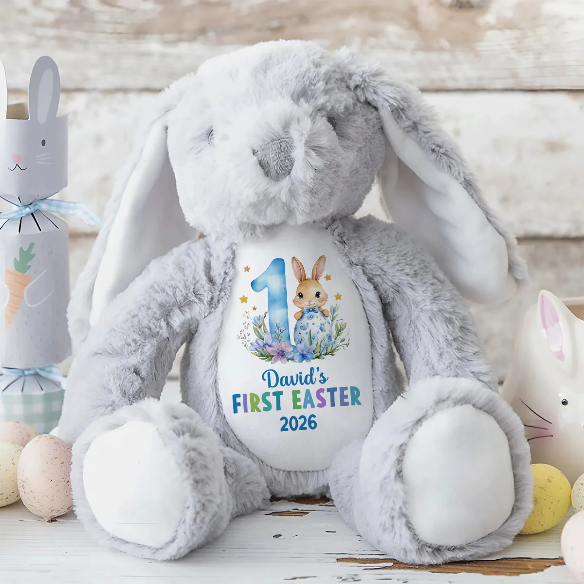 Baby's First Easter - Personalized Stuffed Bunny - Image 6