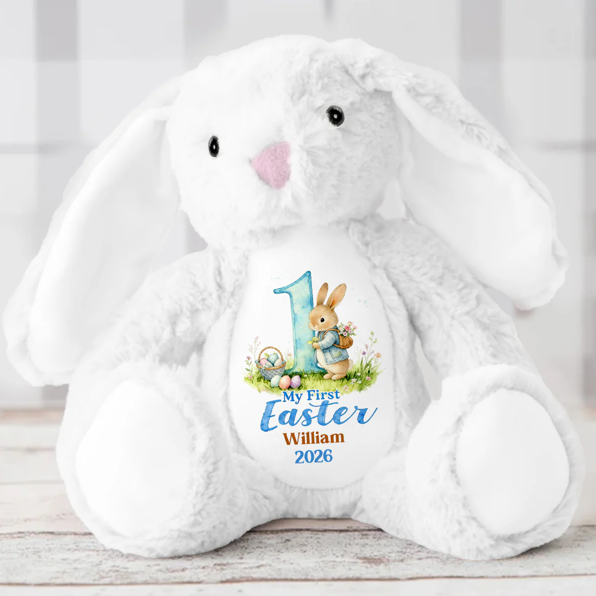 Baby's First Easter - Personalized Stuffed Bunny - Image 5
